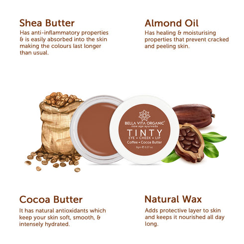 Bella Vita Organic Coffee 3 in 1 Tinty Blush 8g